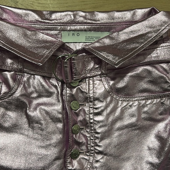IRO metallic pink shorts - Picture 2 of 5